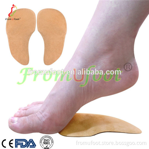 E01A Silicone Gel Orthotic Arch Pad Insole and Silicone Adhesive Arch Support Gel Insole